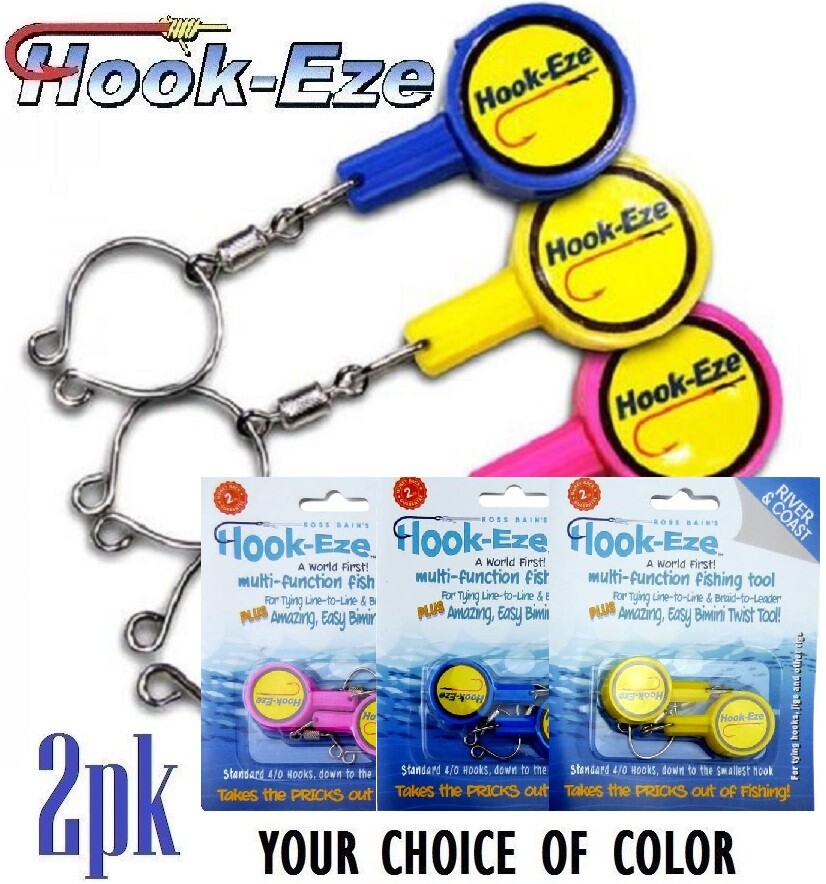 Hook Eze Quick Knot Tool For Fast Hook Tying & Smart Hook Cover