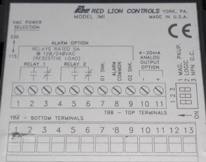 RED LION IMI04160 INTELLIGENT METER MODULE