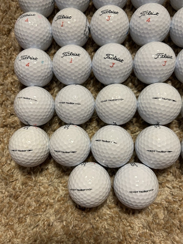 50 Mint Titleist DTTrusoft Golf Balls