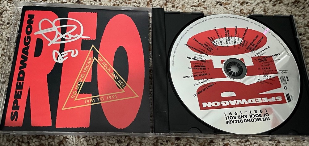 Kevin Cronin Signed CD REO Speedwagon Proof