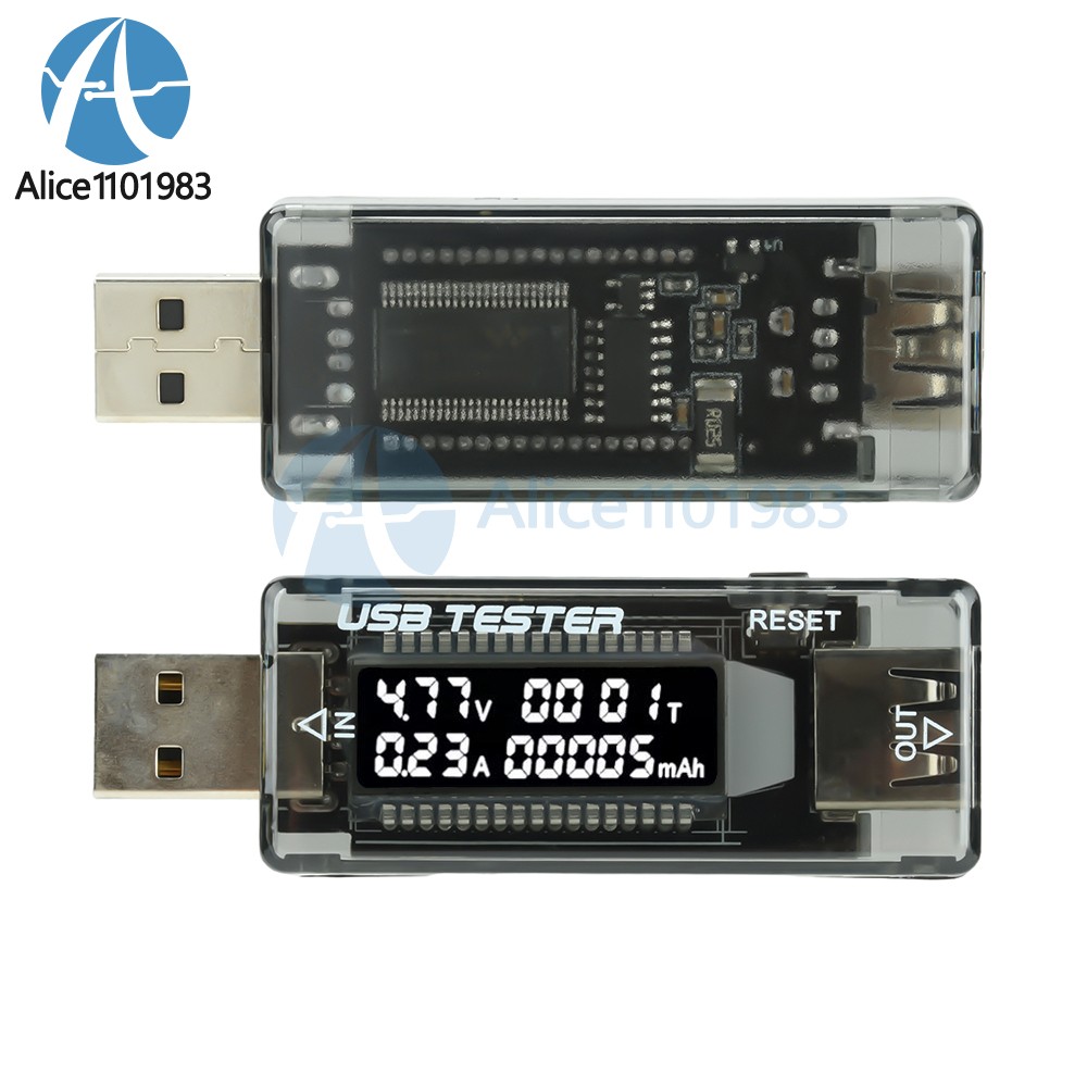 USB Current Voltage Tester USB Voltmeter Ammeter USB Power Detector 4-30V 0-3A