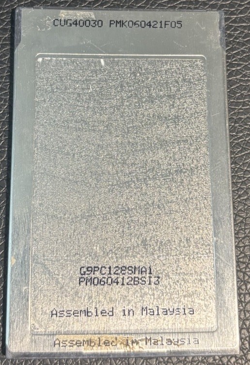 PCMCIA 128MB PC Card Memory ATA Flash Card