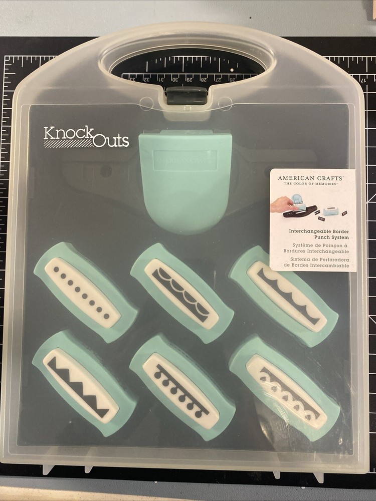 Knock Outs Interchangeable Border Punch System AMERICAN CRAFTS