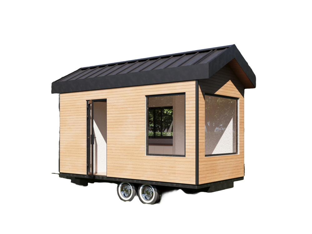 Tiny Home Plans on Wheels 115sqft - Mobile Living Design with 3D Visuals