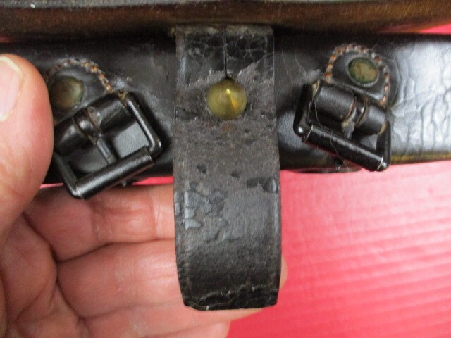 Civil War Union 1855 Rifleman's Leather Cartridge Box w/Tin Inserts - Original 3