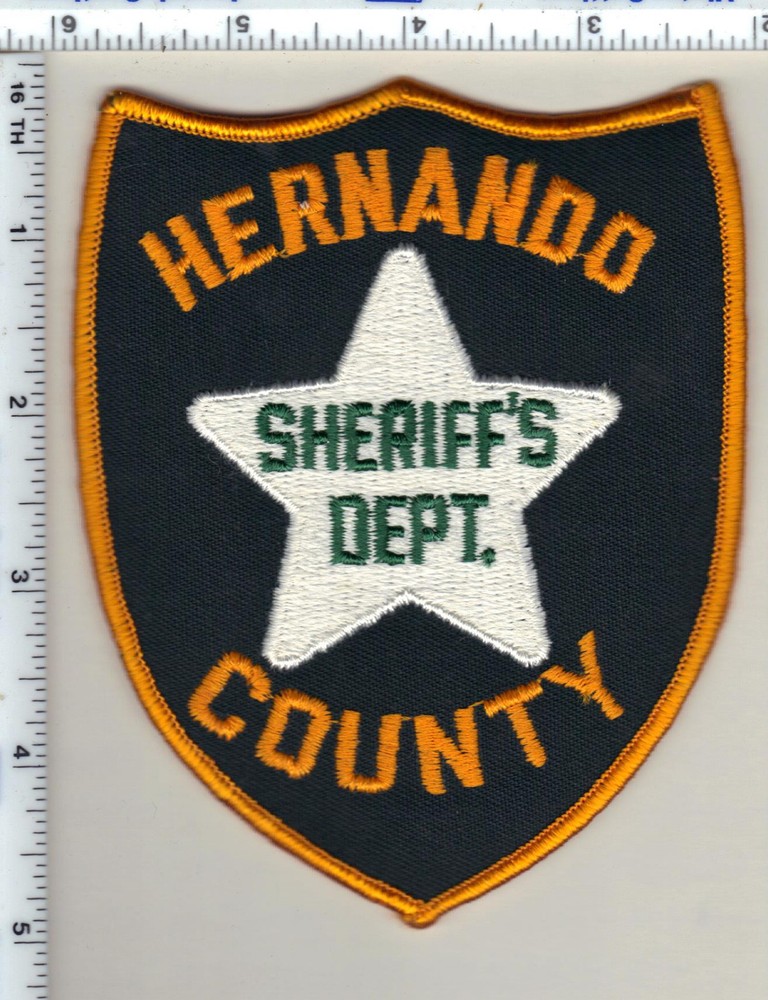 Hernando County Sheriff's Dept. (Florida) shoulder patch - new from 1992