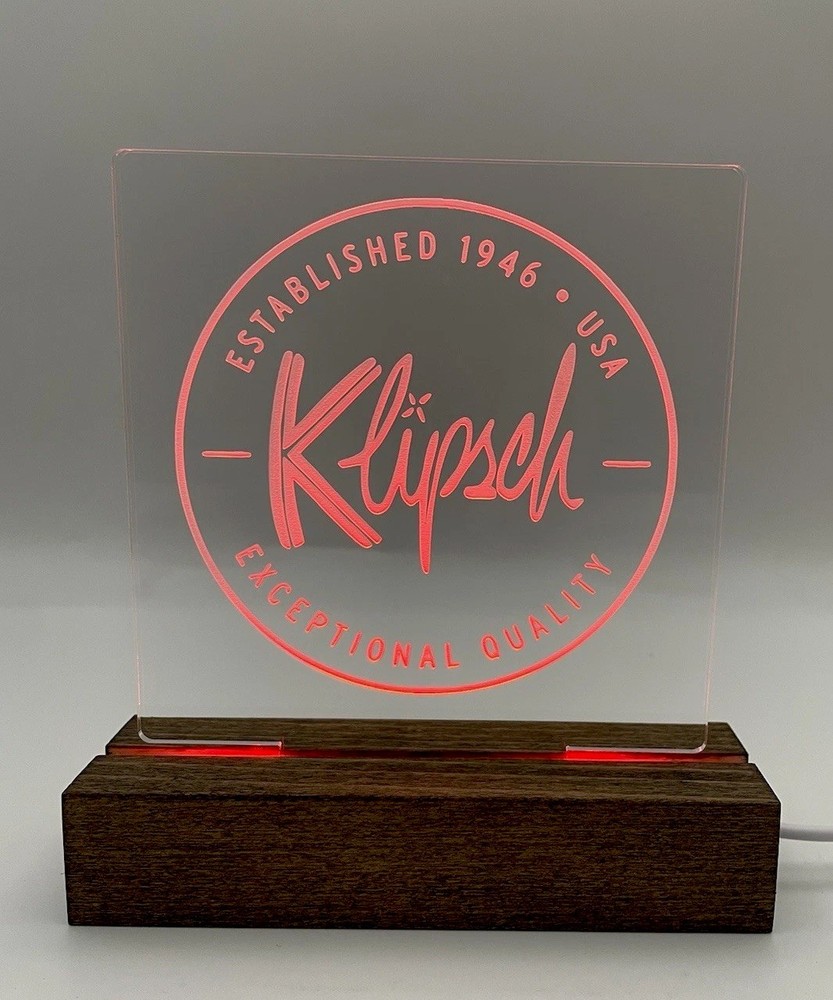 Klipsch Speakers Hifi Led Sign Audiophile
