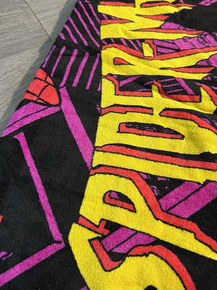 Vintage Spiderman Beach Towel Marvel Comics