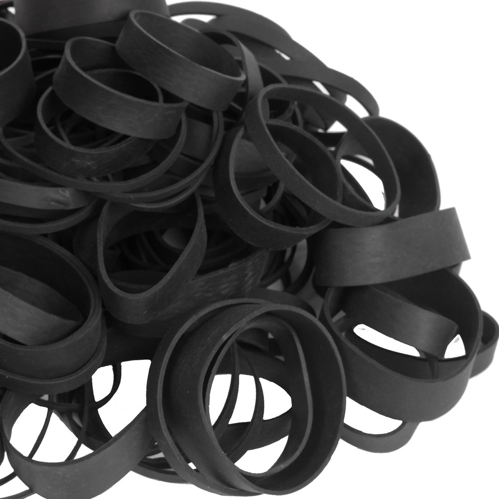 HAIDIBAO Rubber Bands Assorted Sizes Black Elastic Tactical