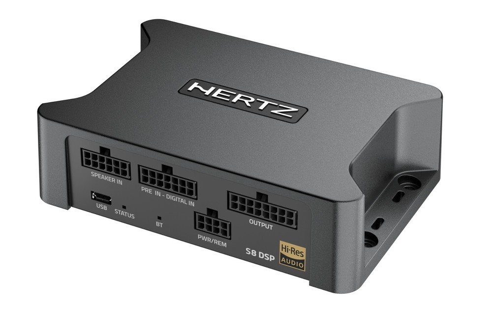 HERTZ S8 DSP Hi-RES DIGITAL INTERFACE PROCESSOR 5.0 BLUETOOTH FOR CAR MOTORCYCLE