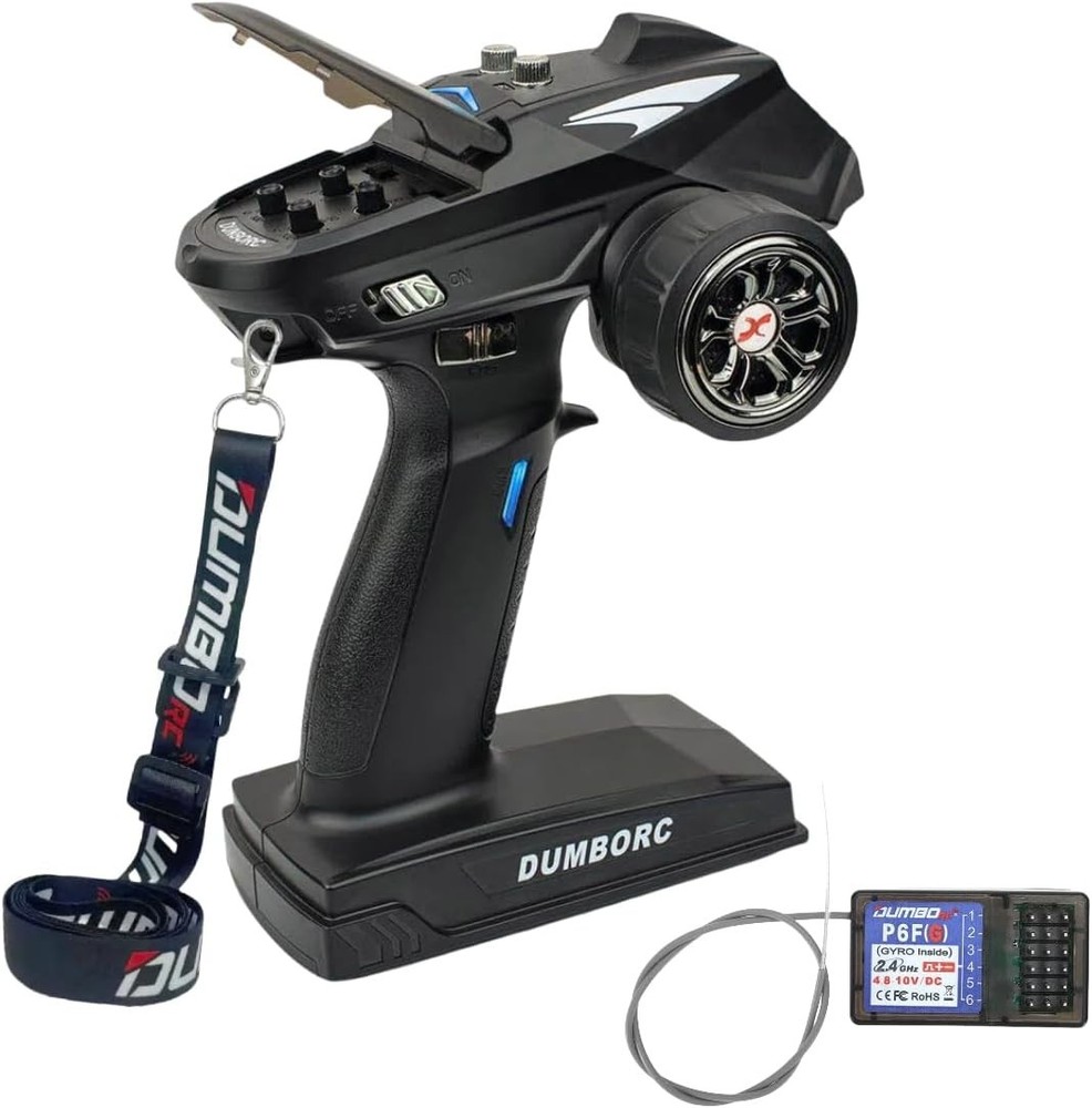 X6 RC Transmitter & Receiver P6FG: High Performance, Stability, and Easy Control