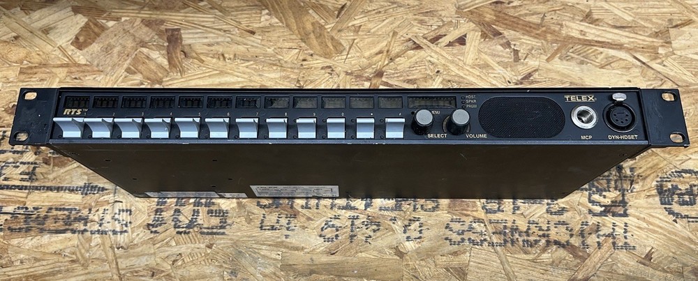 UNTESTED TELEX RTS KP12L BLACK 12 Position Lever Key Panel Intercom