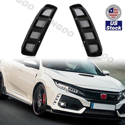 LED DRL Daytime Running Light Front Fog Lamp For Honda Civic Type R 2016-2020