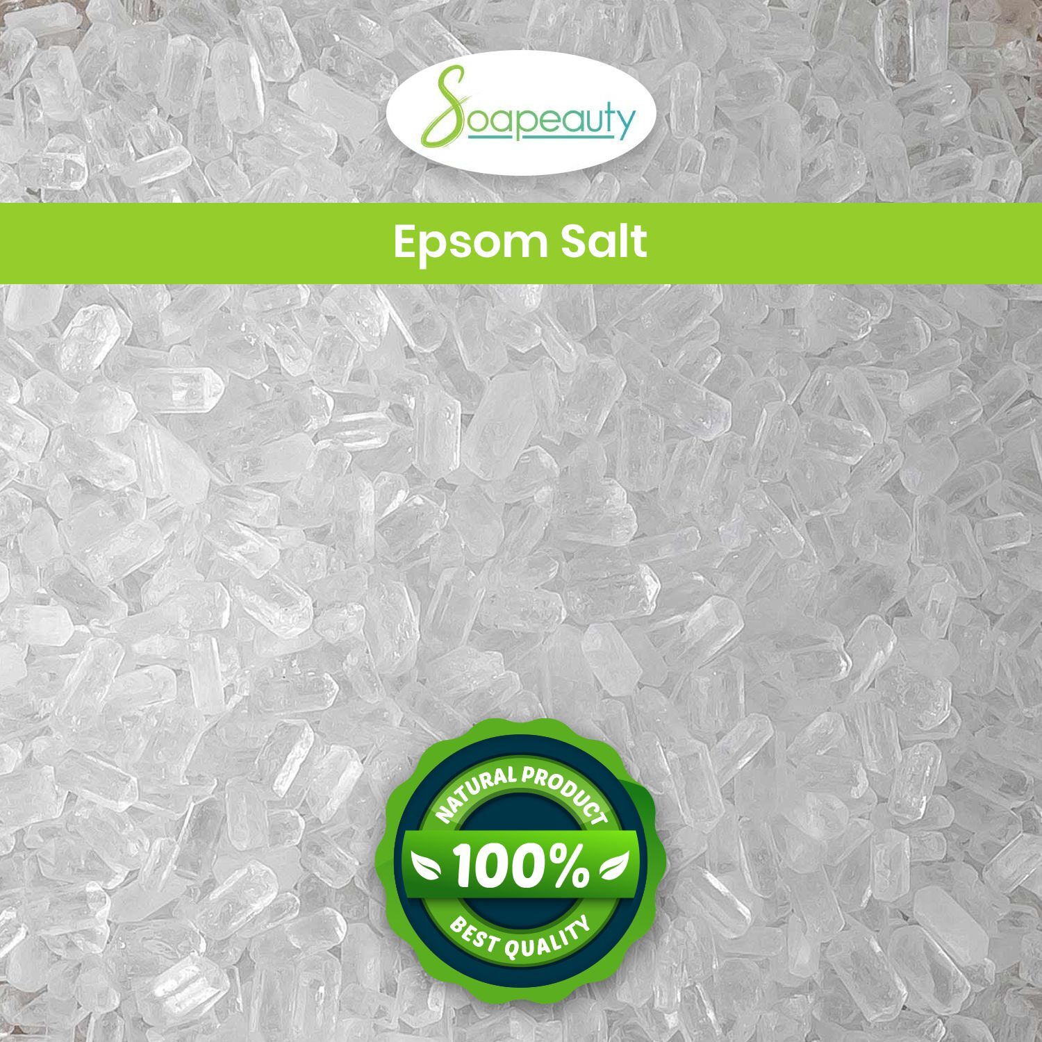 Soapeauty Epsom Salt (Magnesium Sulfate) 100% pure natural USP grade