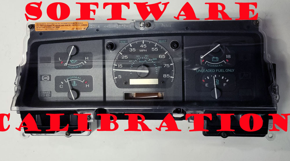 FORD E150 E250 E350 E450 1992 1993 1994 1995 SOFTWARE & ODOMETER CALIBRATION