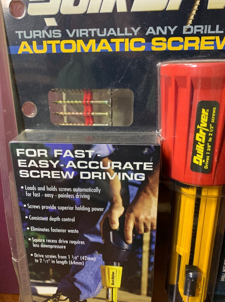 VINTAGE QUICKDRIVER AUTOMATIC SCREWGUN - NEW
