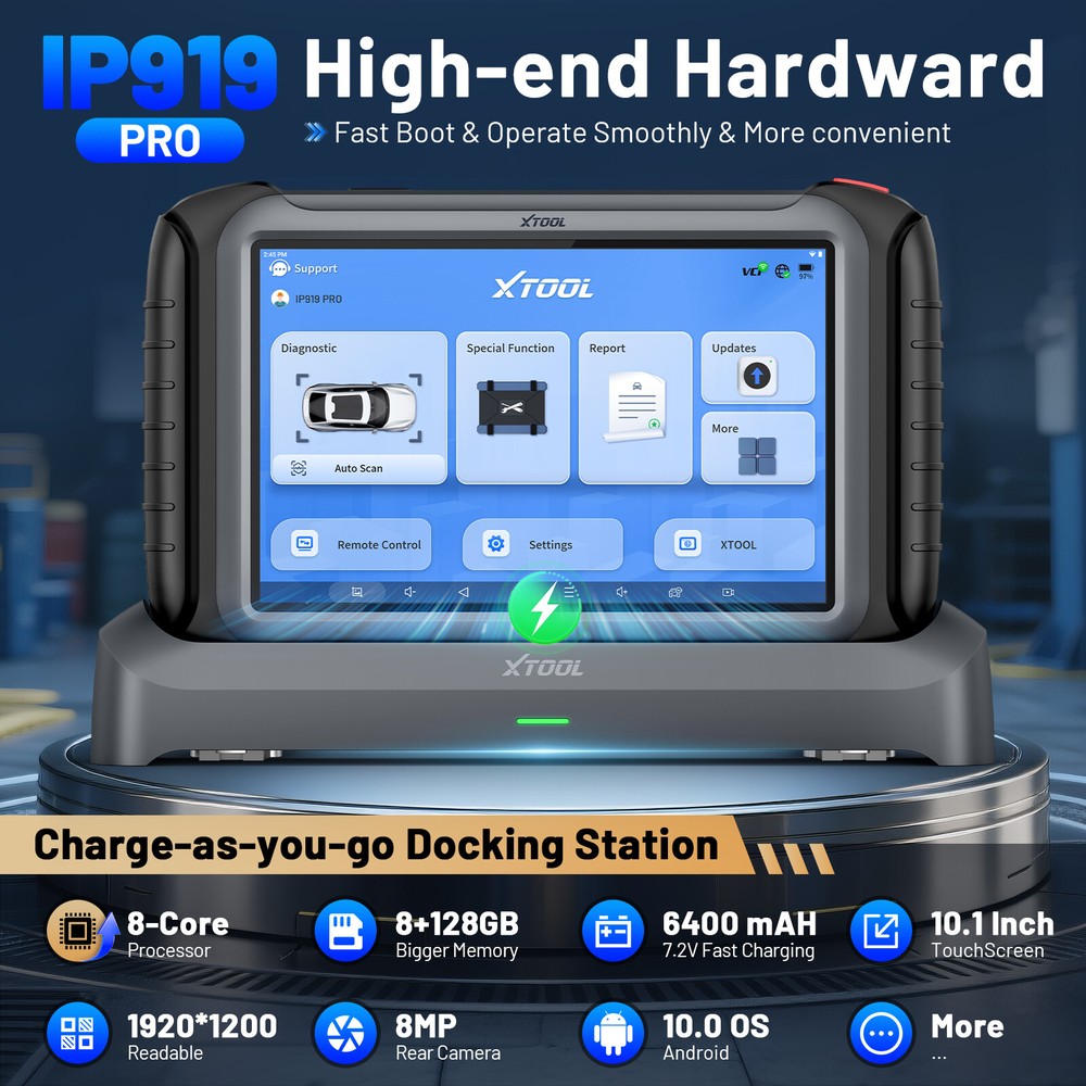 2025 Newest XTOOL IP919PRO ECU Programming Full System Diagnostic Scanner Tool