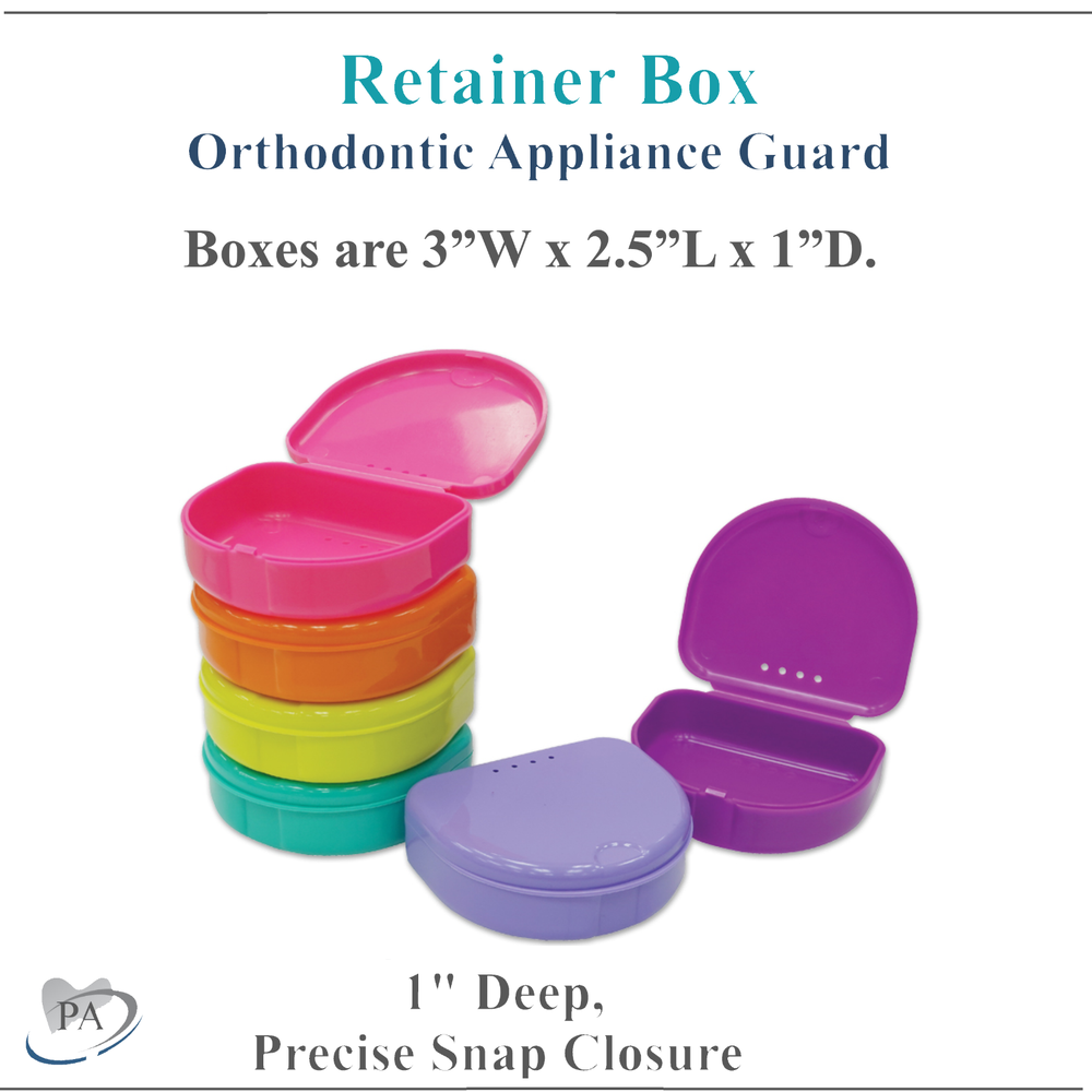 Dental Retainer Box Mouthguards, retainers, Bleaching trays & Splints 1 - 200/Cs