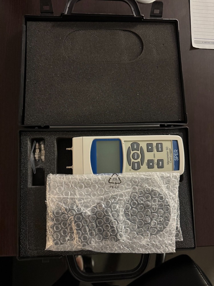 SPER Manometer SD Card Logger