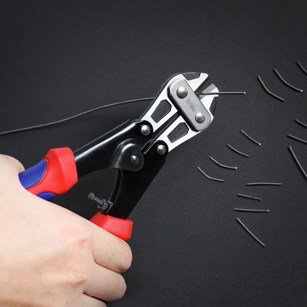 WORKPRO 8-inch Heavy Duty Mini Bolt Cutter Spring Loaded Small Wire Cable Cutter