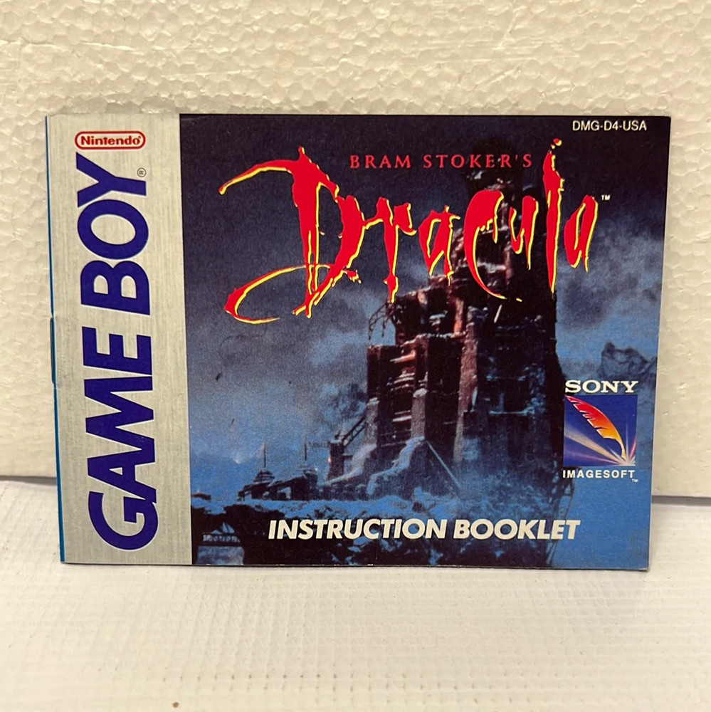 Bram Stoker's Dracula Manual ONLY