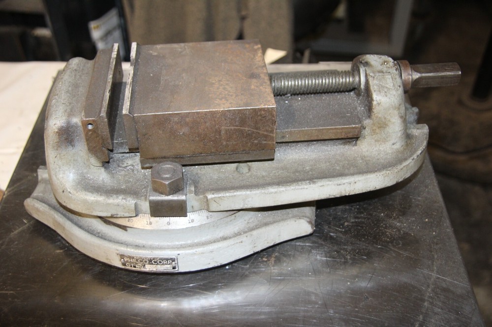 6" Philco Machine Vise on rotating base