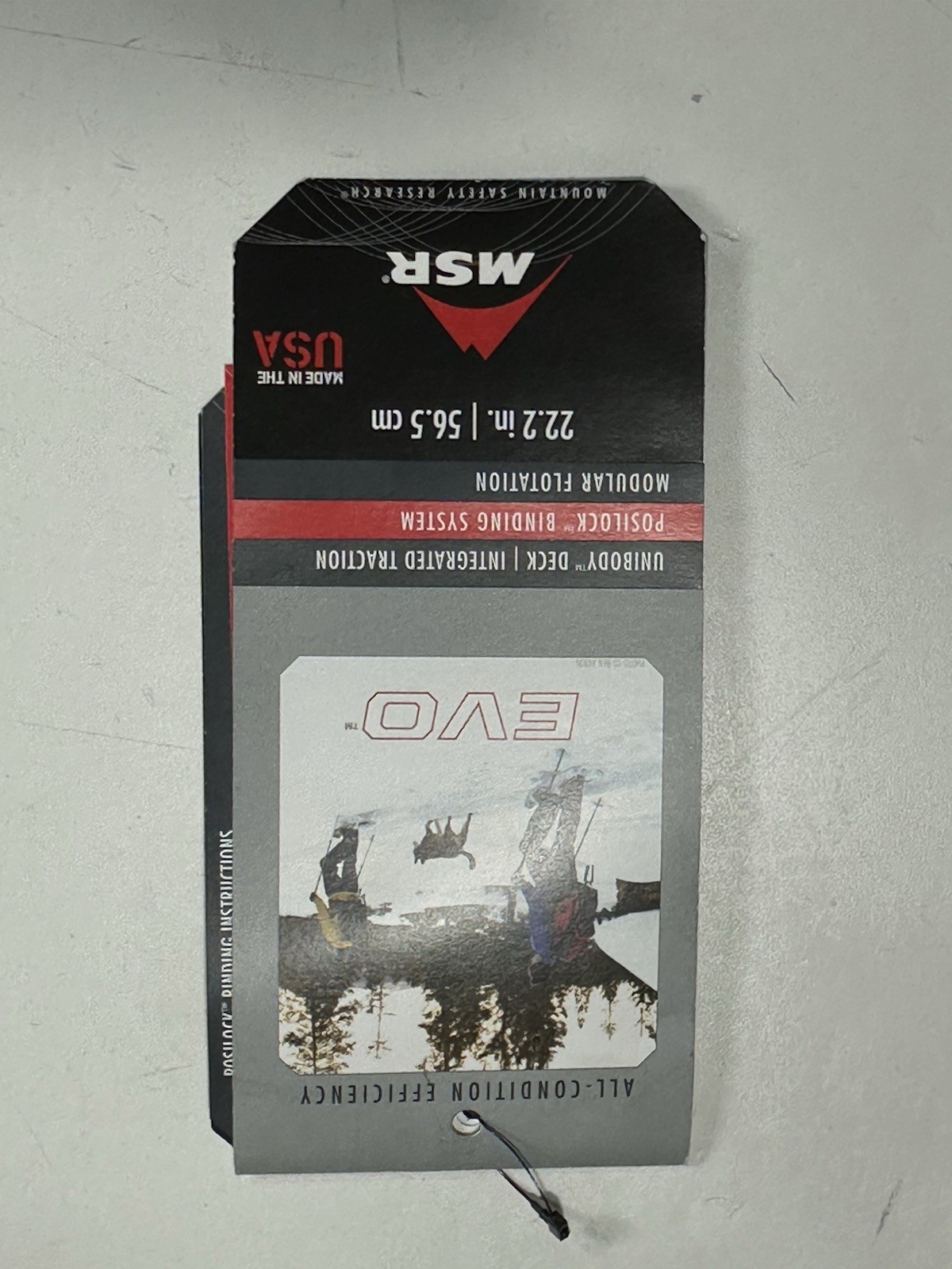 MSR EVO Trail Backcountry and Trekking Snowshoes 22” NEW w/ Tags & Bag