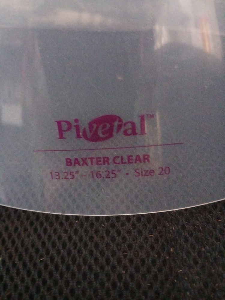 Pivatel Baxter Clear Dog Cone Size 20
