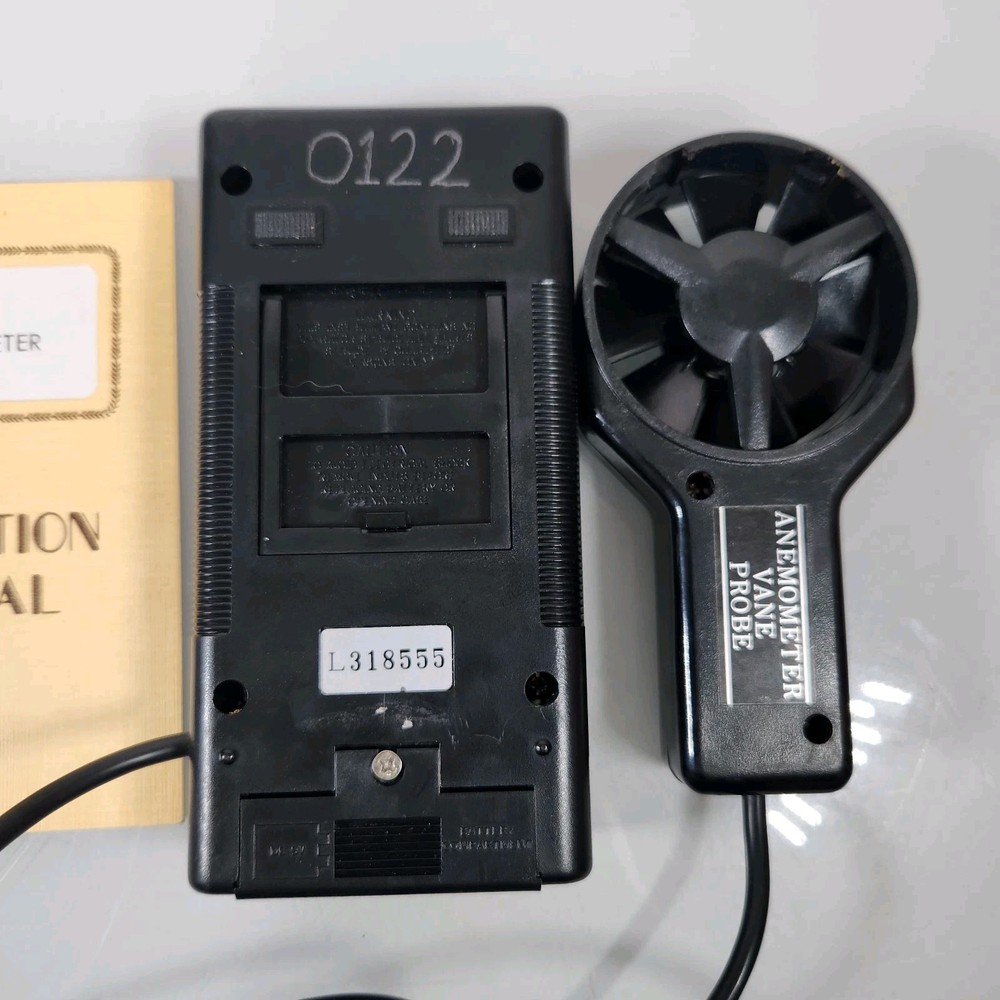 Interstate Electric 95 Anemometer with Vane Probe DAN 1600 Tested Working