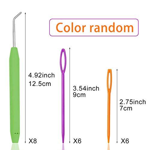 8 Pcs Knitting Loom Hook Tool Set Crochet Hooks Sewing Knitting Needles