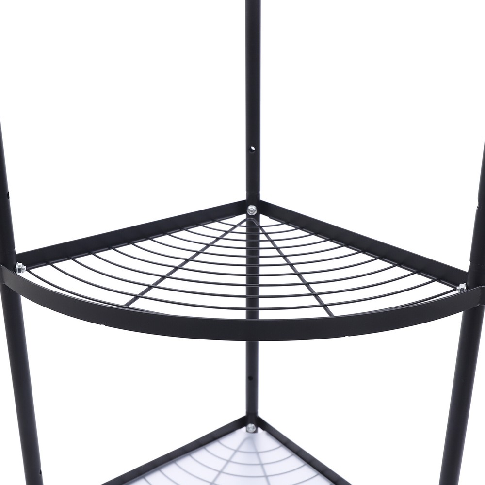 5-Tier Triangular Pot Rack - Space-Saving Kitchen Organizer for Cookware