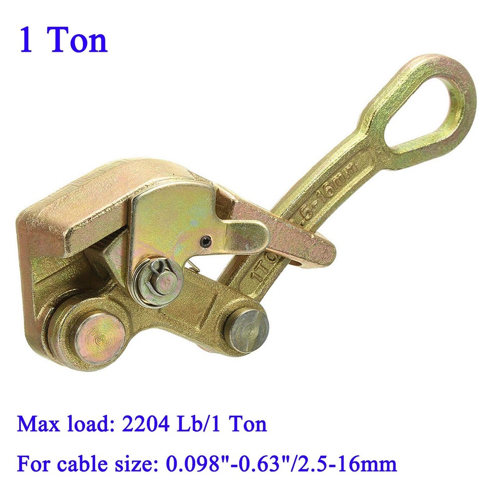 Cable Grip Wire Gripper Steel Cable Puller Tool for Wire Rope,Pulling 2204 Lb...