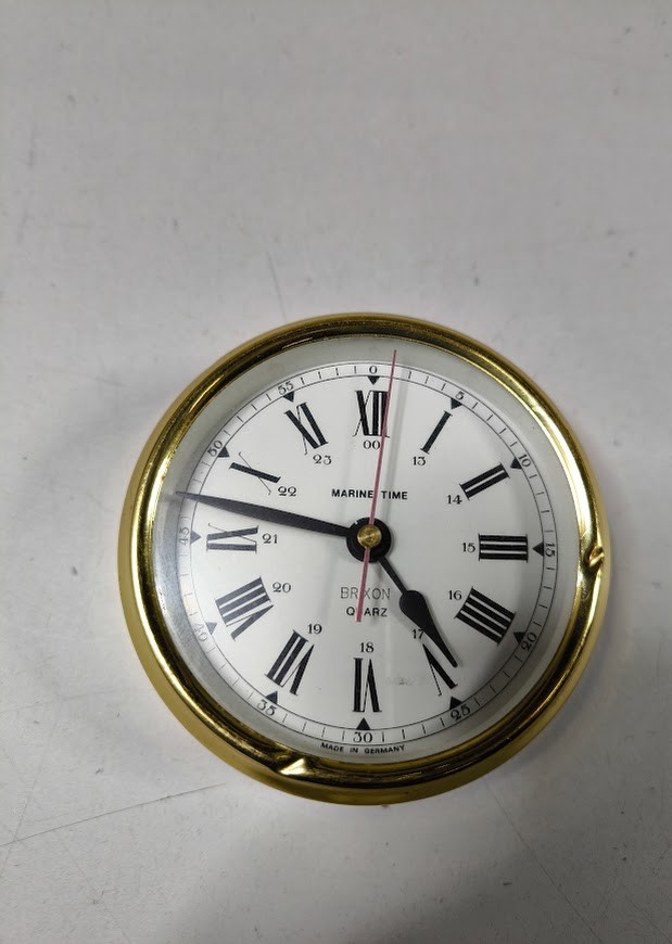 Brixon Marine Time Quartz Clock - Used, Working