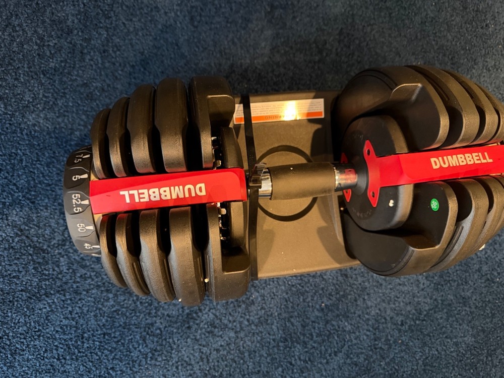 Heavy Duty Adjustable Dumbbell Set 52.5 LBS