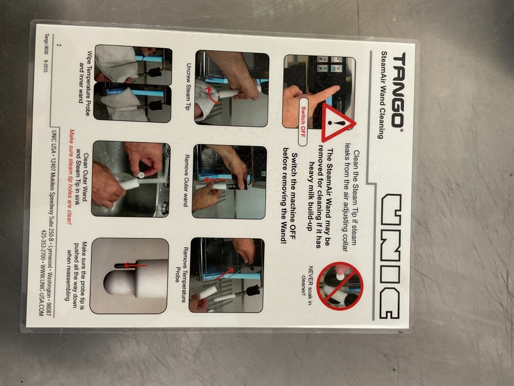 TANGO UNO UNIC ESPRESSO MACHINE