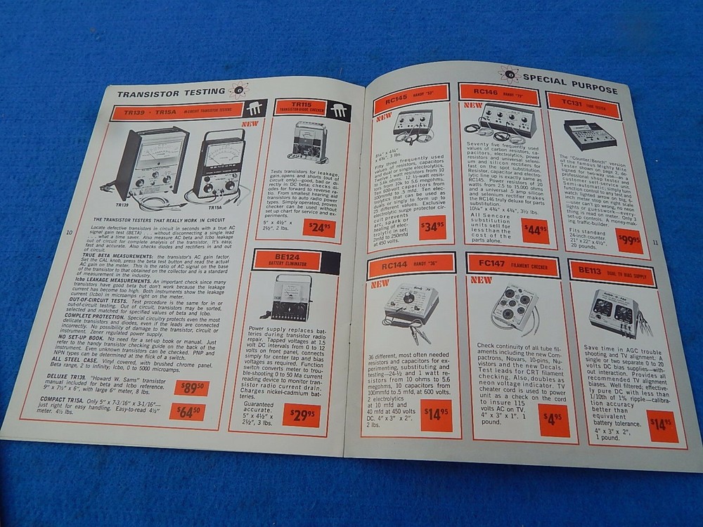 1970 ? Sencore Equipment Catalog Form No. 395