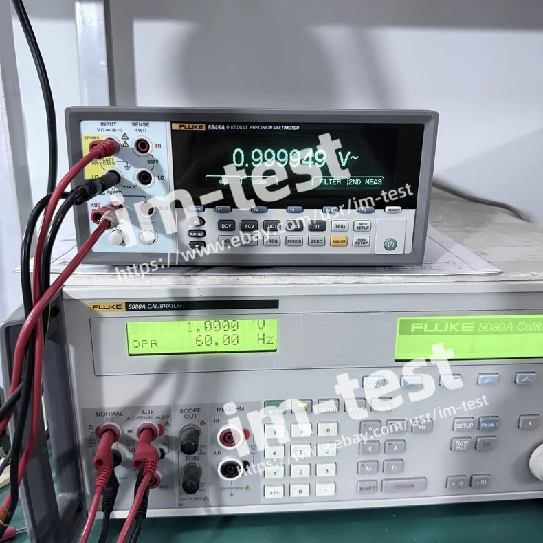 Fluke 8845A Digital Multimeter 6.5 Digit Precision Multimeter../nice#