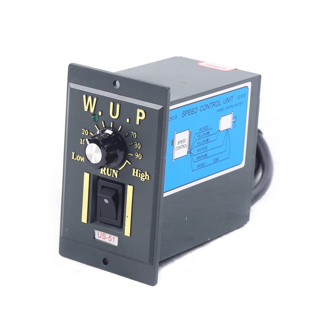 AC Gear Motor Electric Variable Speed Controller Torque 90W 1