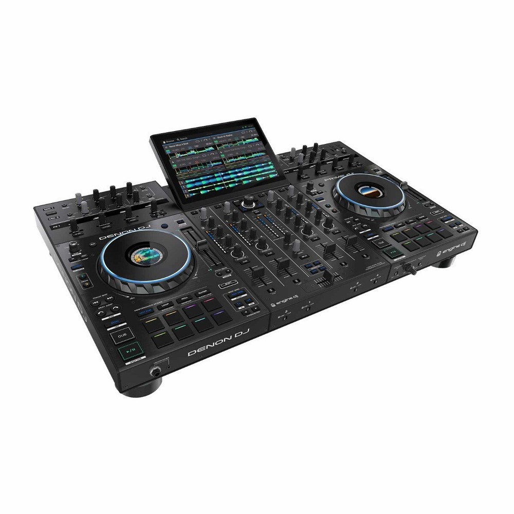 Denon Prime 4+ Plus 4 Channel Standalone DJ Controller System w Touchscreen