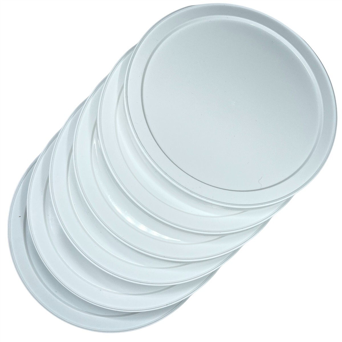 6-Pack of Durable Plastic Lids for #10 Cans – Reusable, Snap-Tight, BPA-Free!