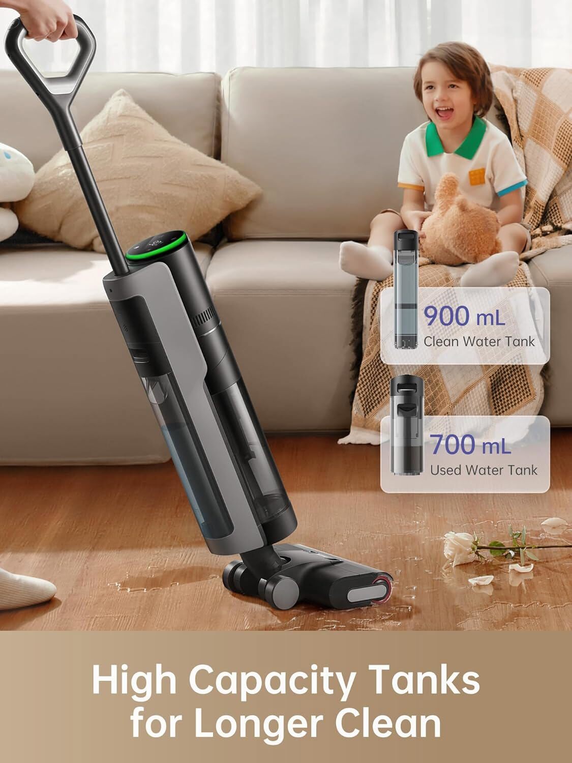 dreame H12 Pro Wet Dry Vacuum Dual-Edge Cleaning Hot Air Seller Refurbished