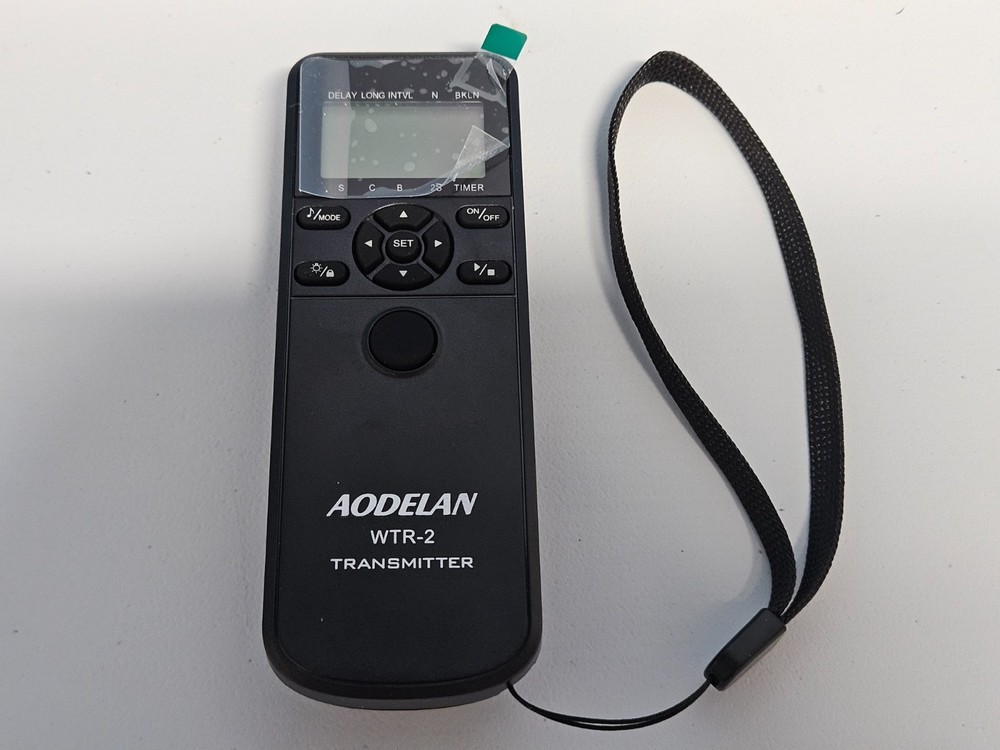 READ AD Aodelan WTR-2 Wireless Timer Remote Shutter Release - New in Open Box