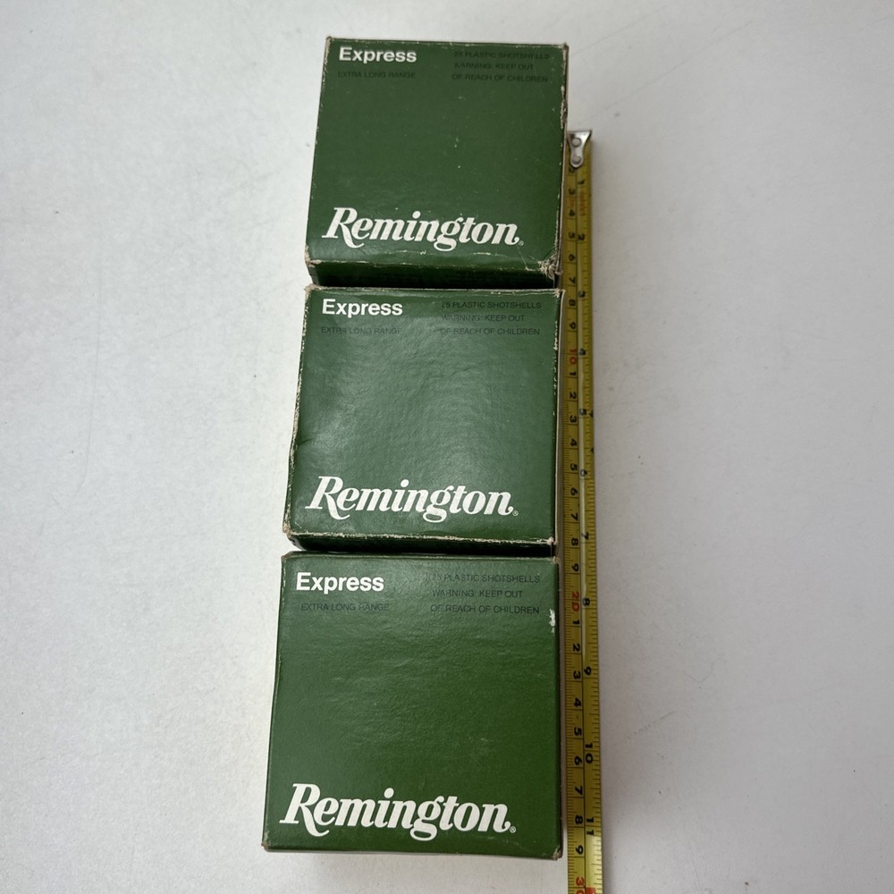 Vintage Remington Express Extra Long Range Shotgun Shell Boxes EMPTY Lot