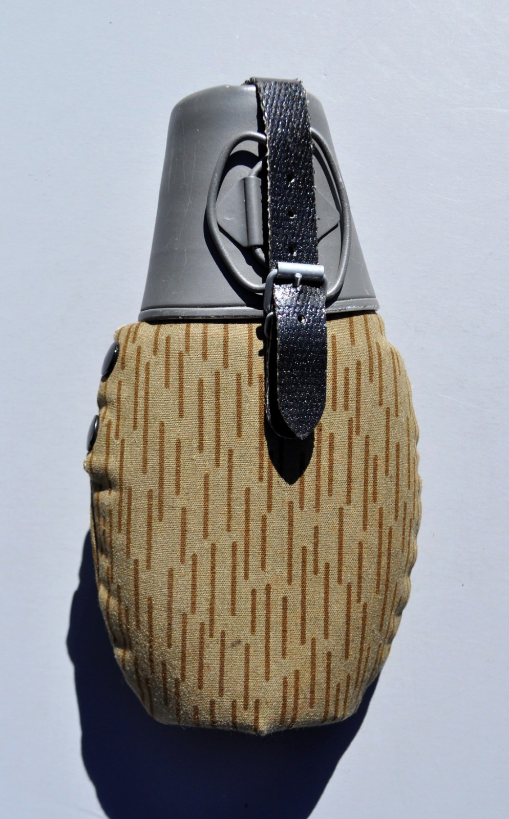 East German Army Cold War Canteen Rain Pattern Camo Cover And Cup Set Free Ship