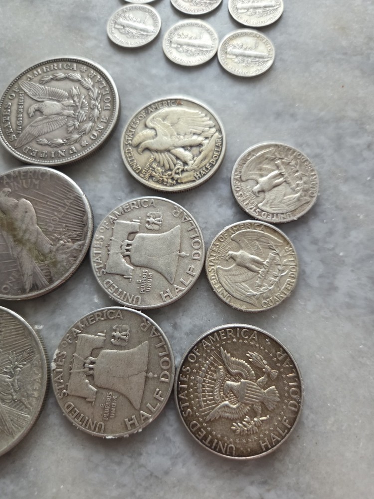 $6.10 Face Value 90% Junk Silver Mixed Lot