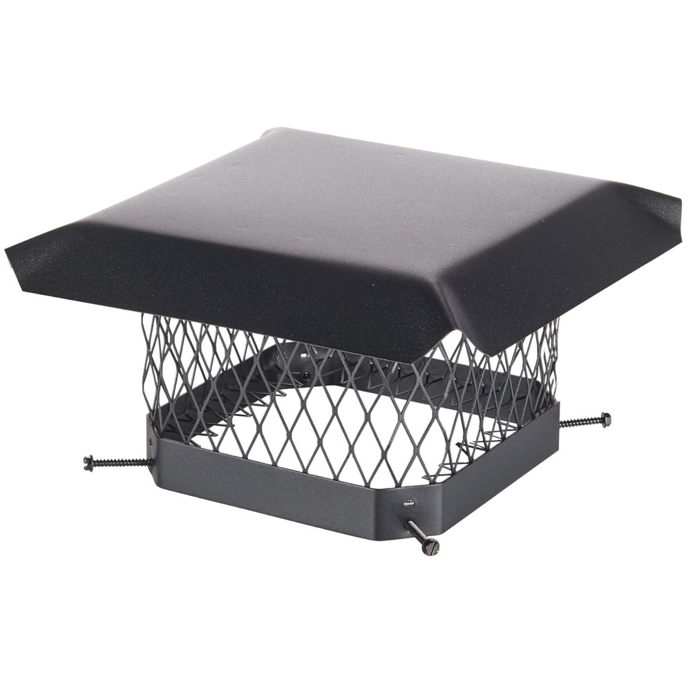 9x9 Chimney Cap, Fully Assembled, Galvanized Steel