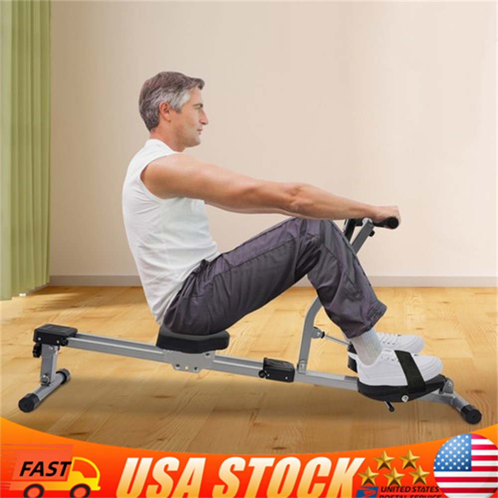 Rowing Foldable Rowing Exercise Machine Hydraulic Rowing Machine LED Meter HOT!