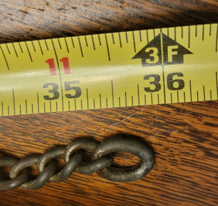 Vintage Vinyl Covered Bicycle Security Chain 36"