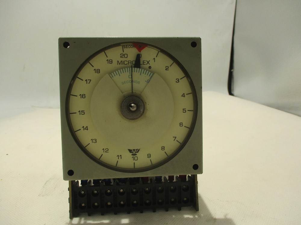 NEW EAGLE SIGNAL HA40A6B261 MICROFLEX TIMER 120V 0-20 SEC.
