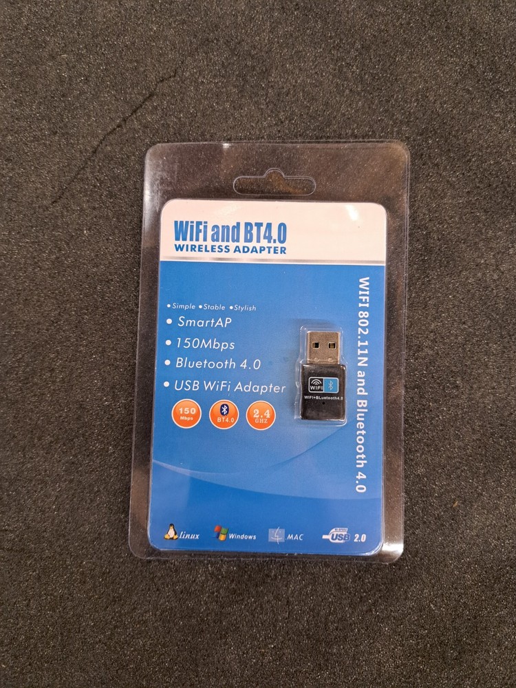 New, Adafruit, WIFI AND BT4.0 WIRELESS ADAPTER, Bluetooth 4.0 Wireless